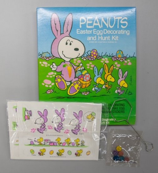 A Peanuts Easter Egg Decorating and Hunt Kit