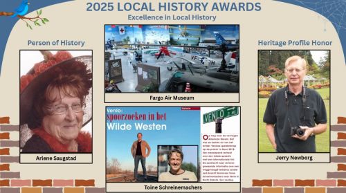 Local History Awards to Honor Community Leaders Nov. 5 at the Heritage Center