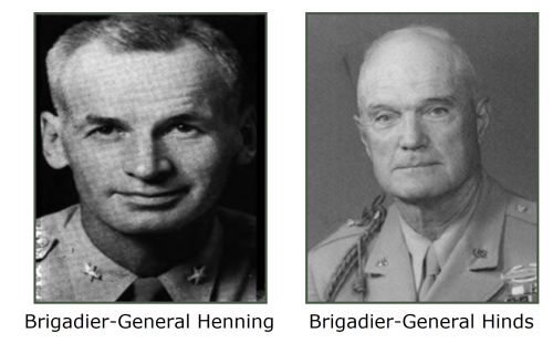 North Dakota Generals Henning and Hinds