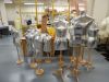 An Army of Aluminum Foil Mannequins Takes Shape