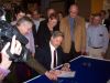 H.B. 1481 Heritage Center expansion bill now law        with Governor Hoeven's signature in May 6 ceremony